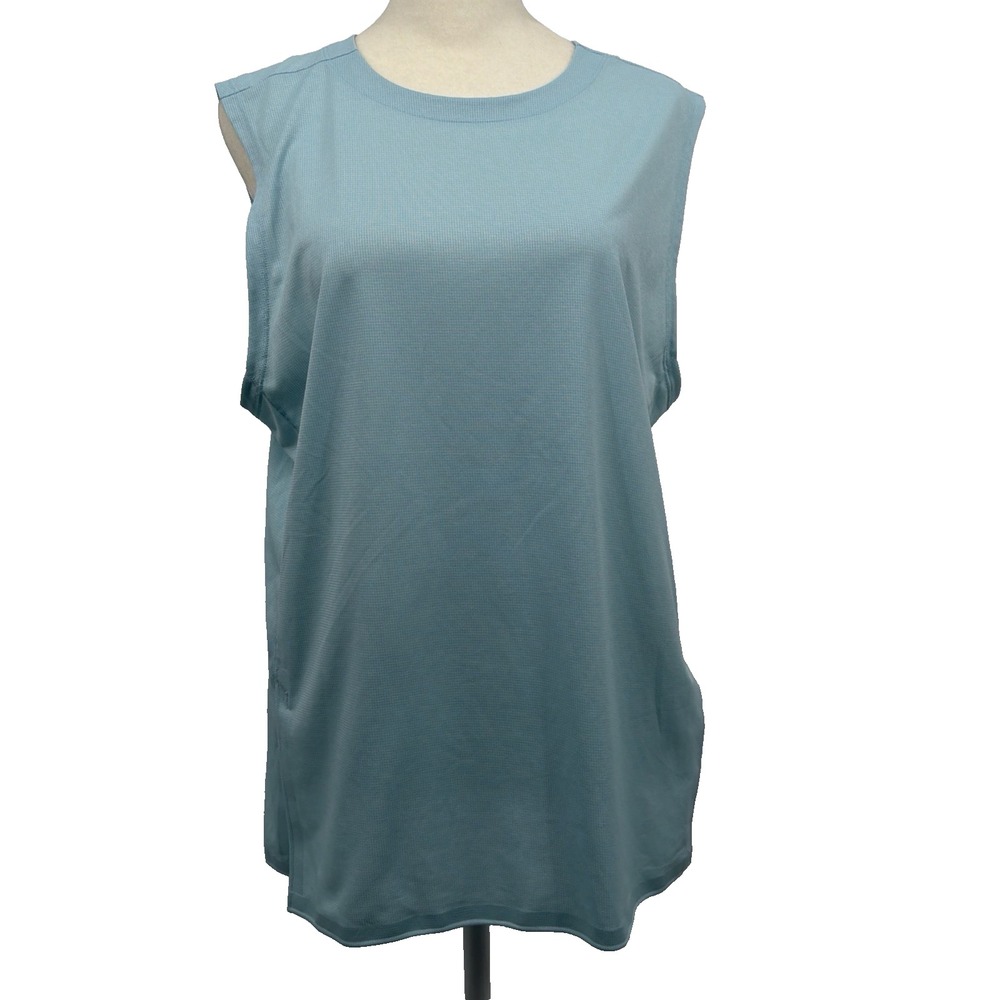 Lululemon Lab Men's Size S Light Blue Athletic Workout Tank Top Shirt Small